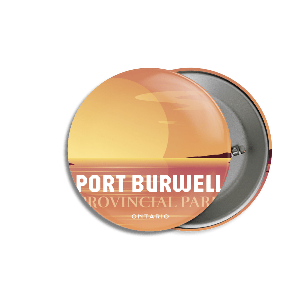 Port Burwell Provincial Park of Ontario Pinback Button, Canada Parks