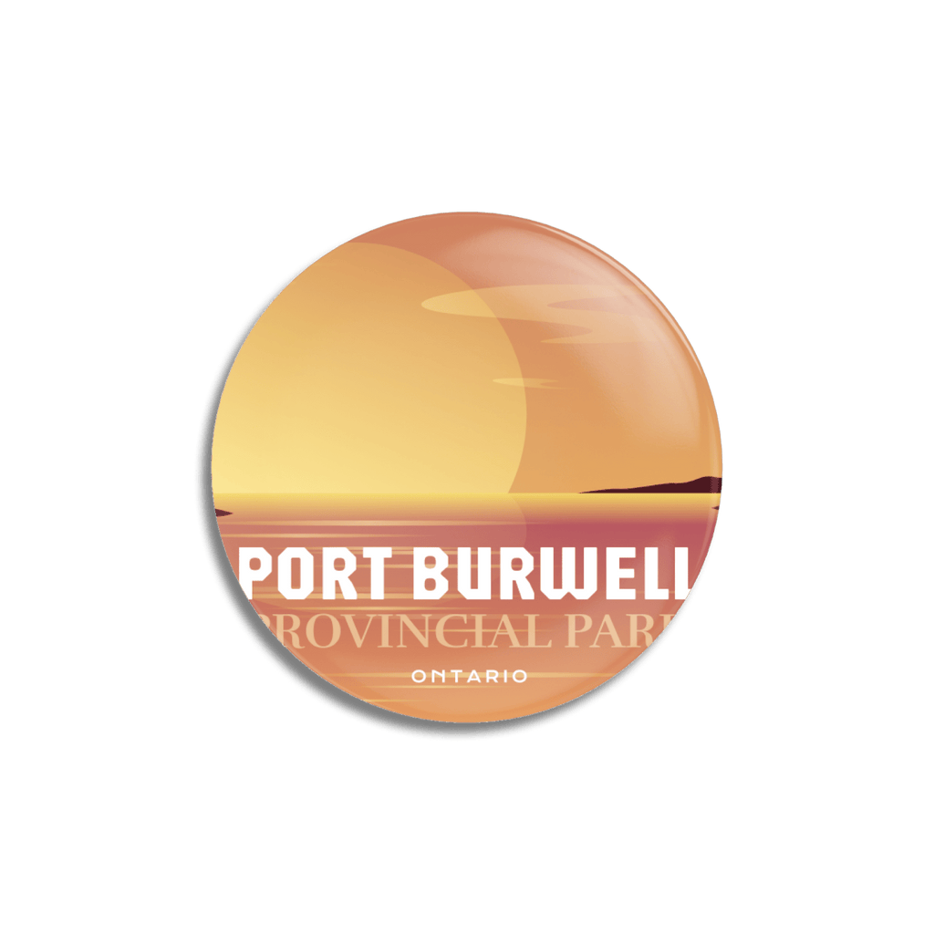 Port Burwell Provincial Park of Ontario Pinback Button, Canada Parks