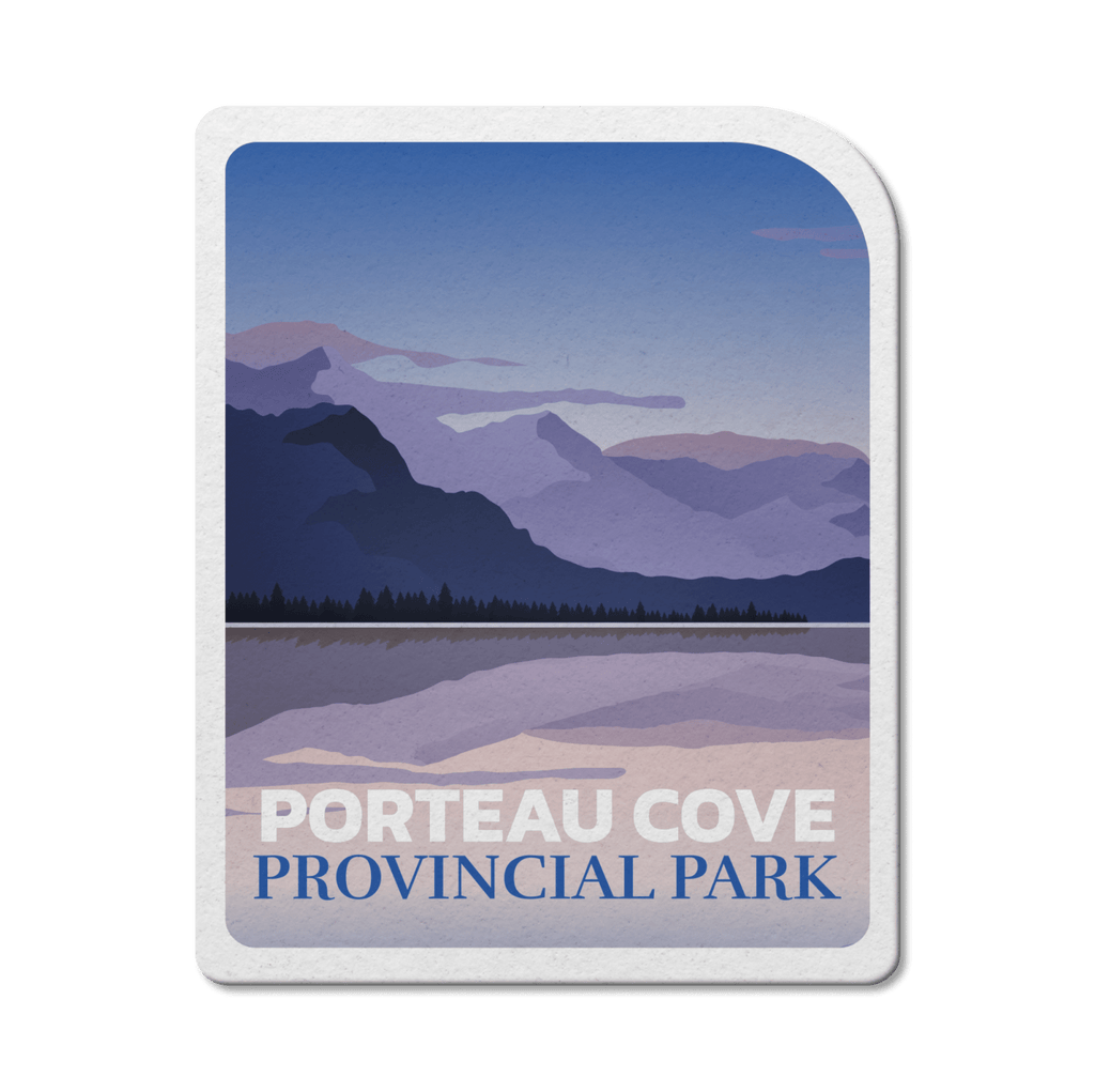 Porteau Cove British Columbia Provincial Park Waterproof Vinyl Sticker, Canada Parks