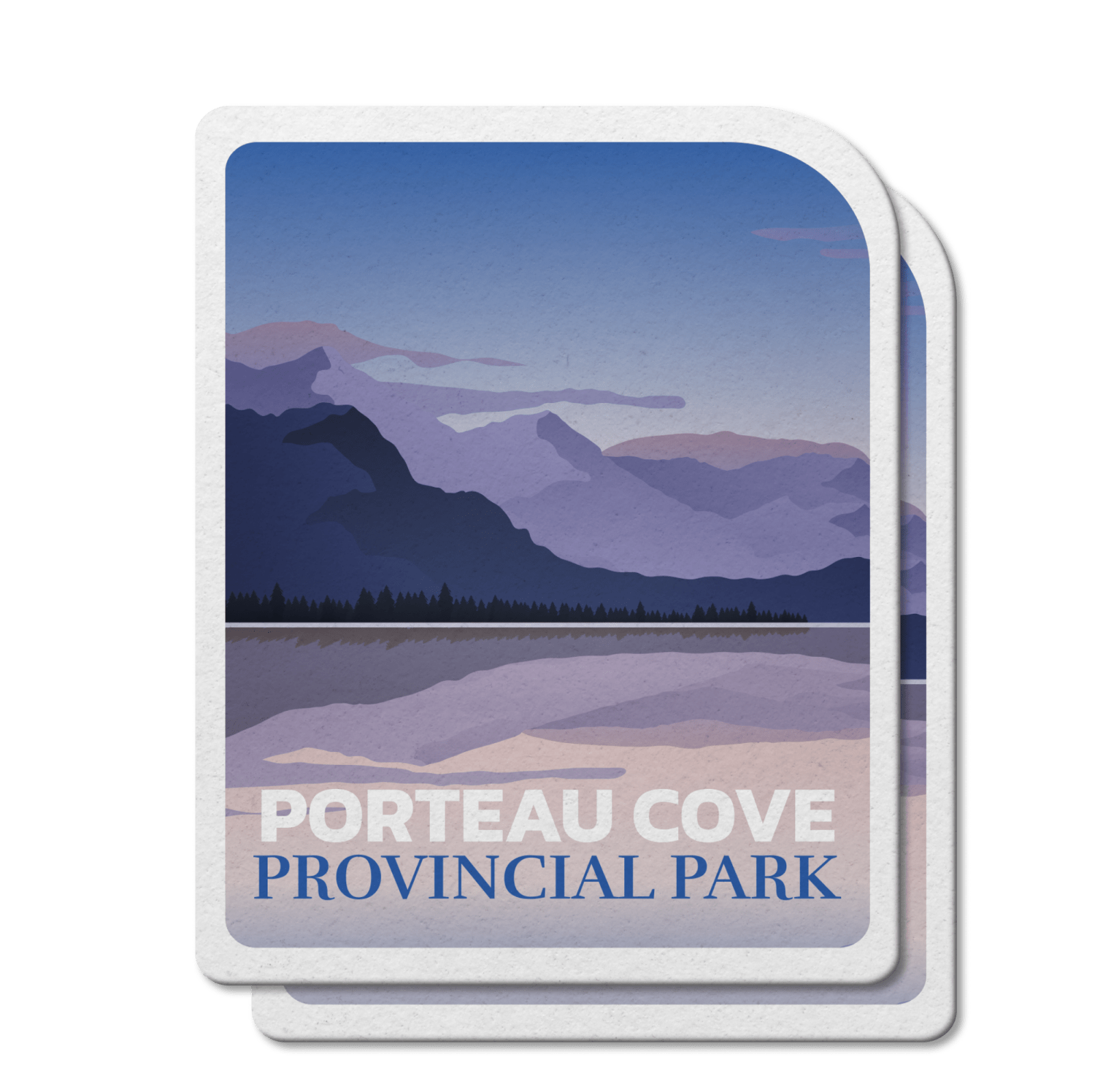 Porteau Cove British Columbia Provincial Park Waterproof Vinyl Sticker, Canada Parks