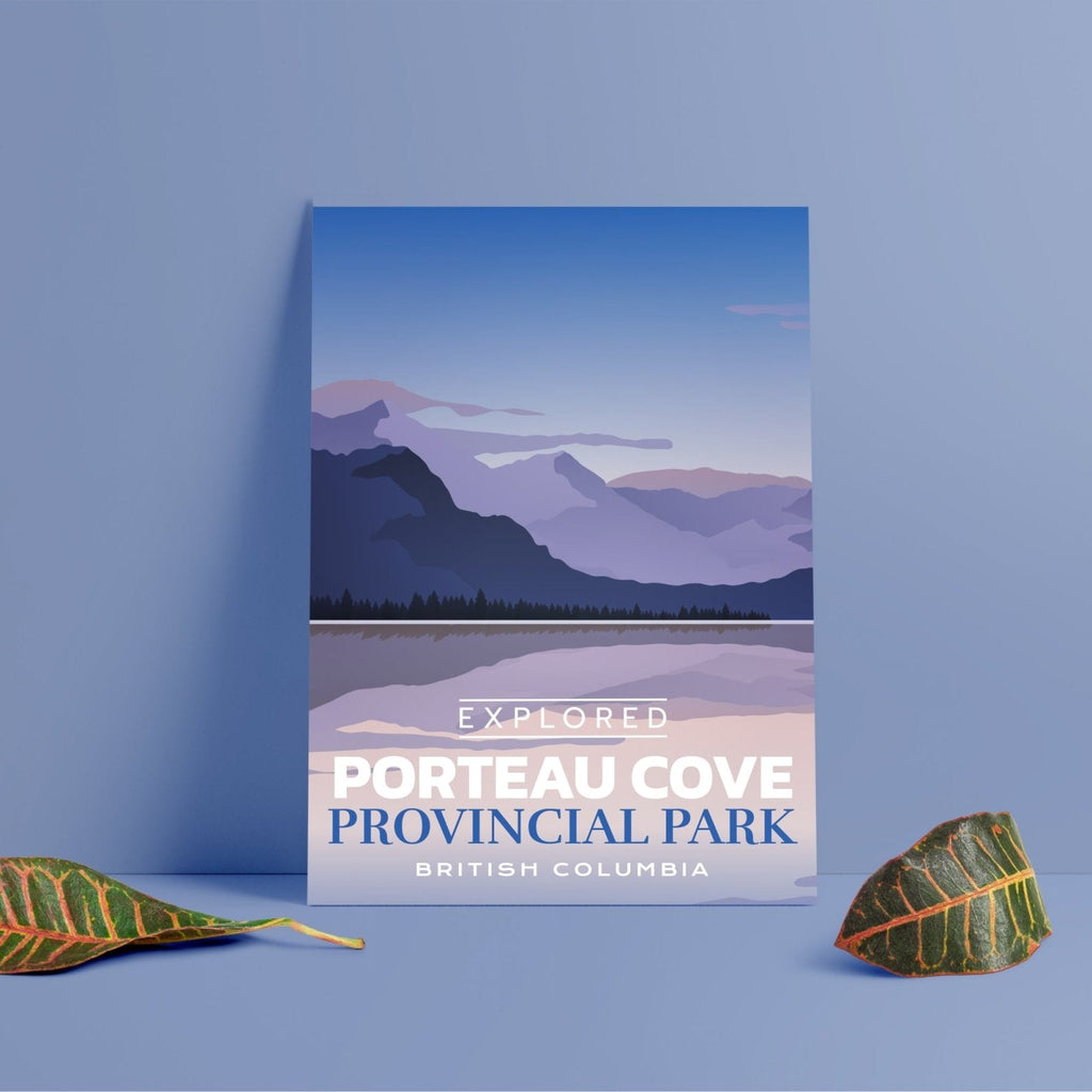 Porteau Cove Provincial Park 'Explored' Poster, Canada Parks