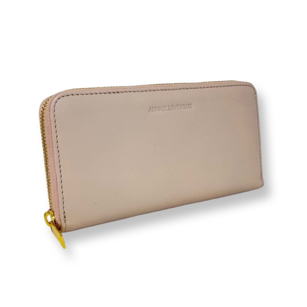 Genuine Leather Wallet Rose Blush, Carla