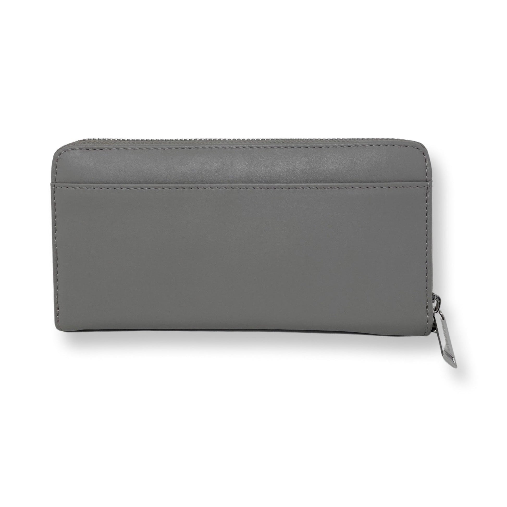Small Genuine Leather Wallet in Gray, Carla