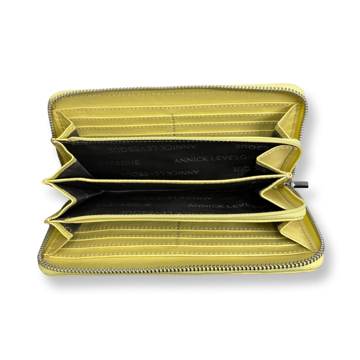 Genuine Leather Yellow Wallet, Carla