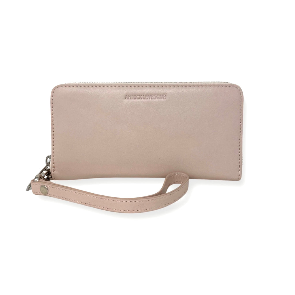 Genuine Leather Wallet Rose Blush, Carla