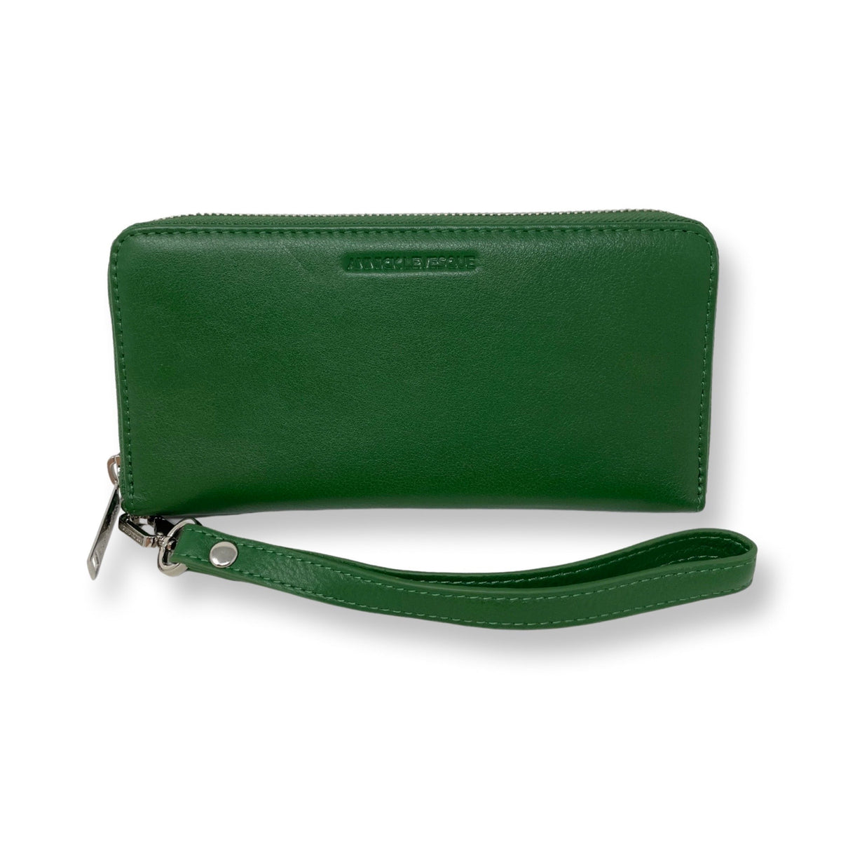 Small Green Leather Wallet - Carla