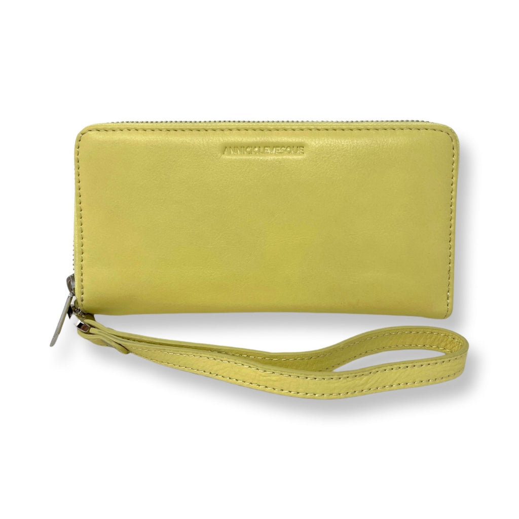 Genuine Leather Yellow Wallet, Carla