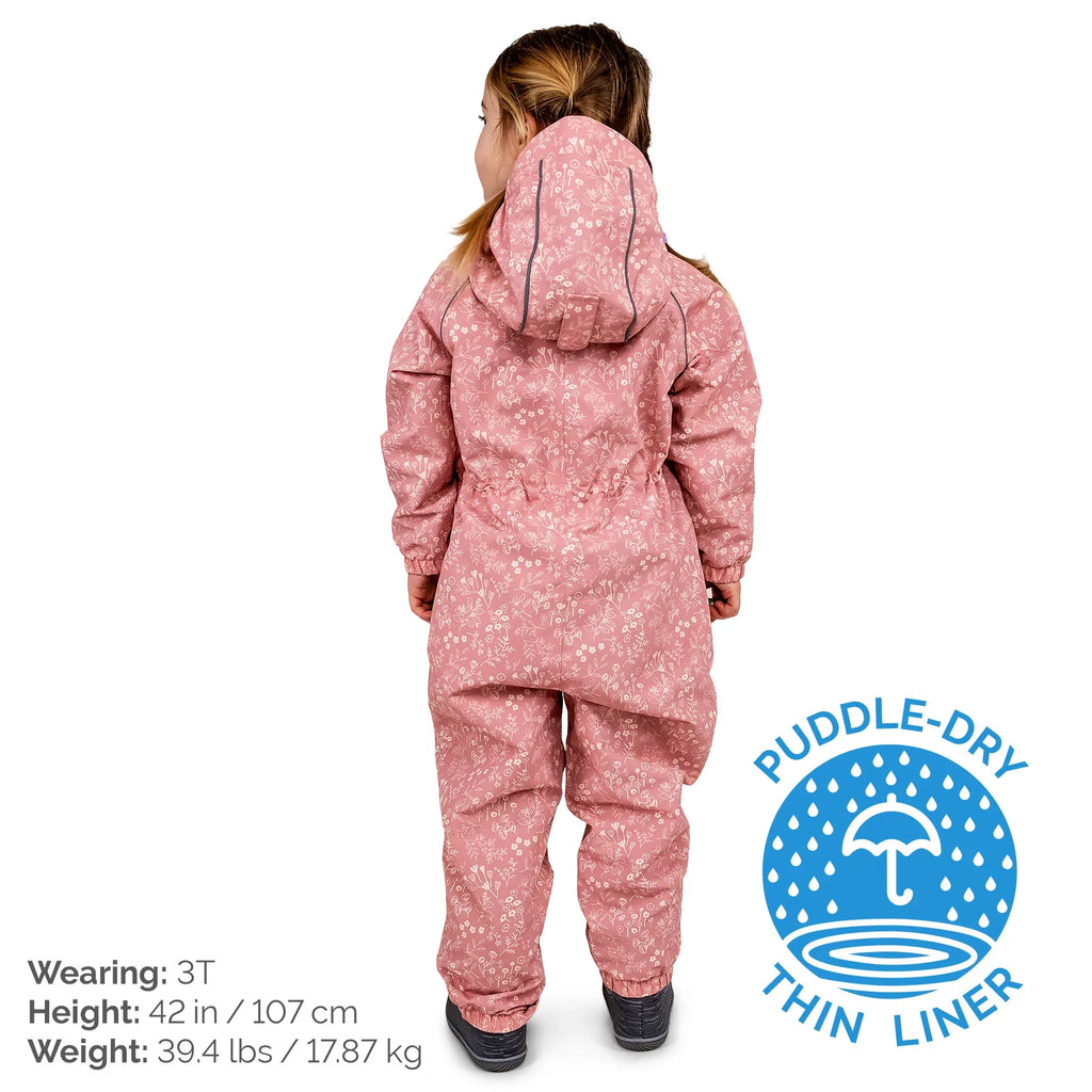 NOUVEAU (vente au détail) Combinaison de pluie/combinaison de jeu imperméable une pièce Puddle-Dry de janvier et juillet en fleurs des prairies 🍁