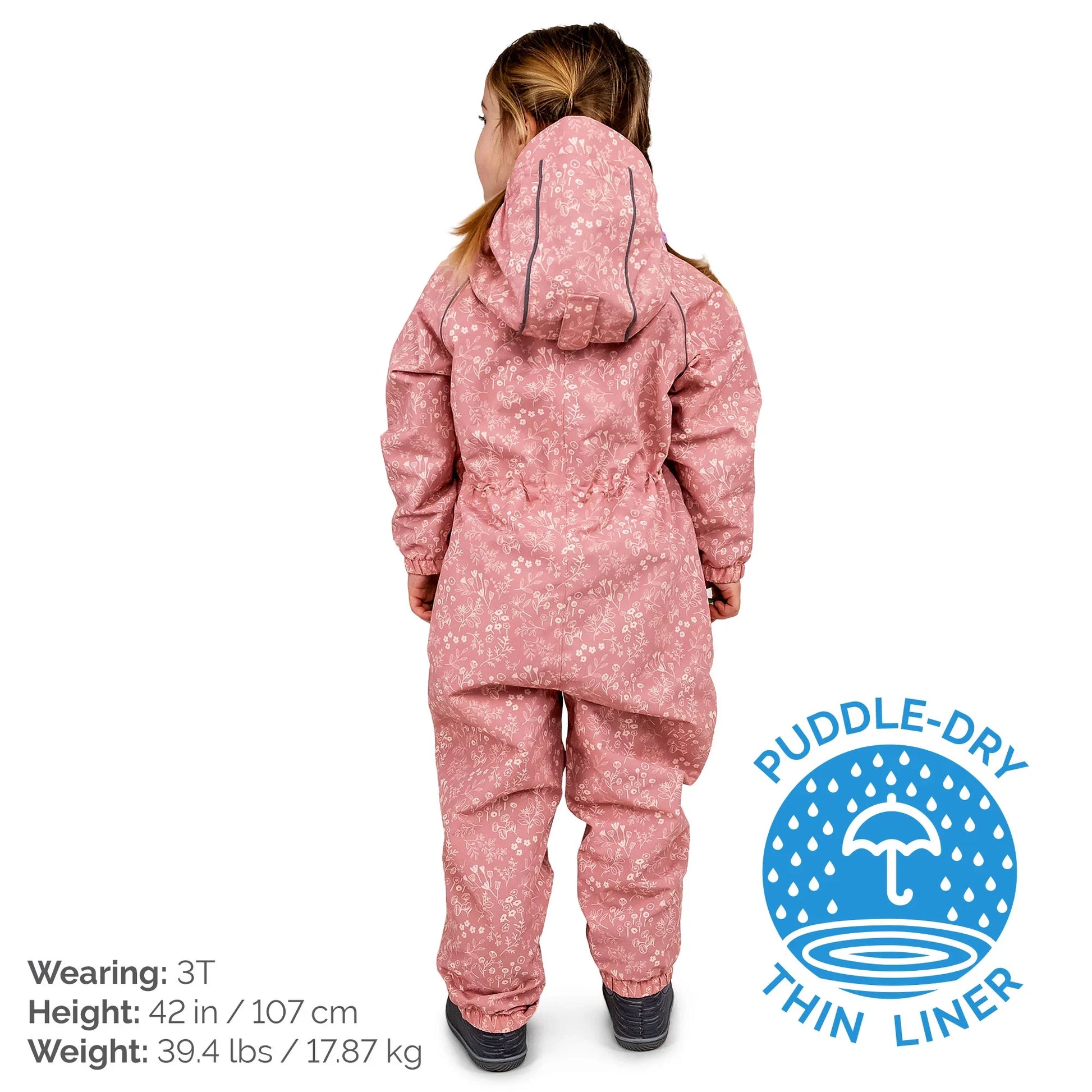 NOUVEAU (vente au détail) Combinaison de pluie/combinaison de jeu imperméable une pièce Puddle-Dry de janvier et juillet en fleurs des prairies 🍁