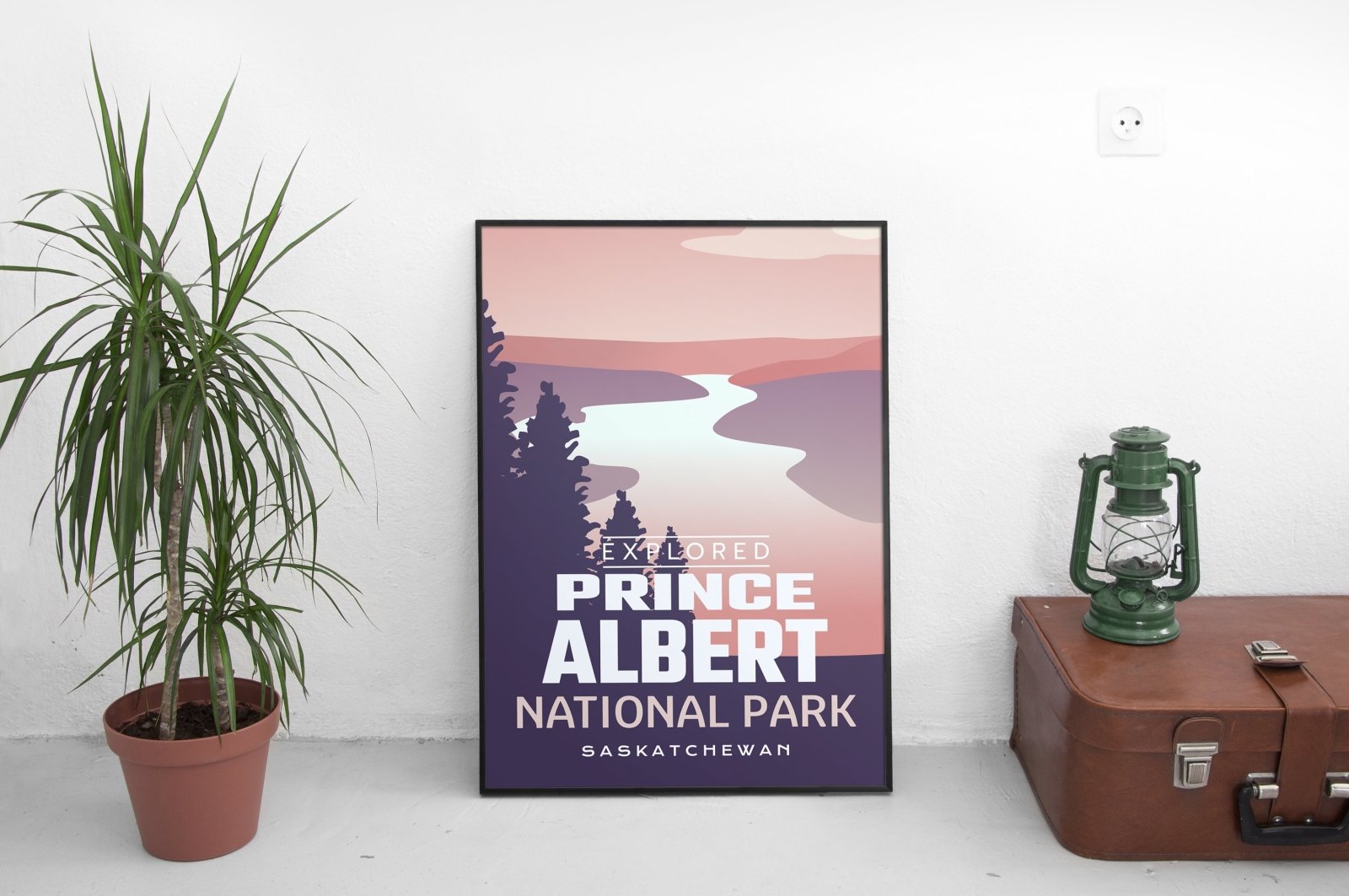 Prince Albert National Park 'Explored' Poster