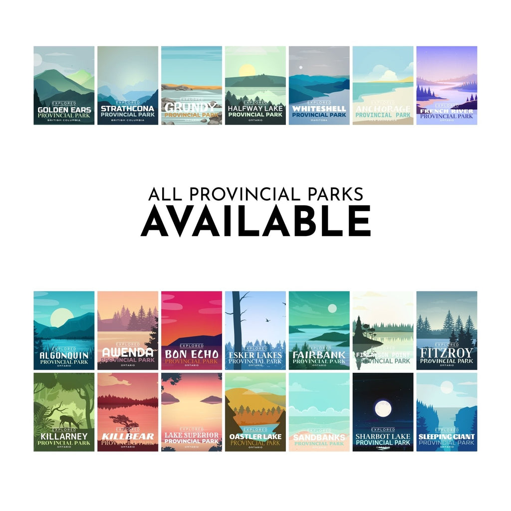 Prince Albert National Park 'Explored' Poster