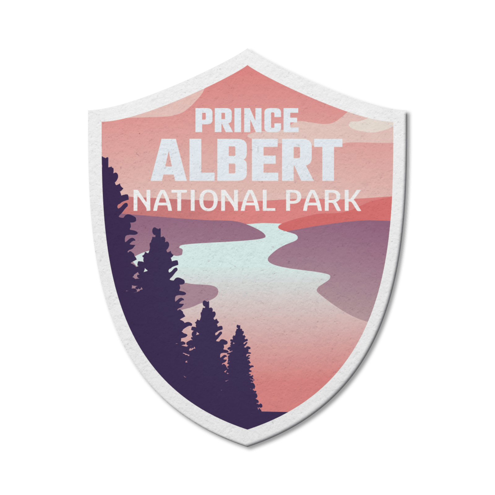 Prince Albert National Park of Canada Waterproof Vinyl Sticker