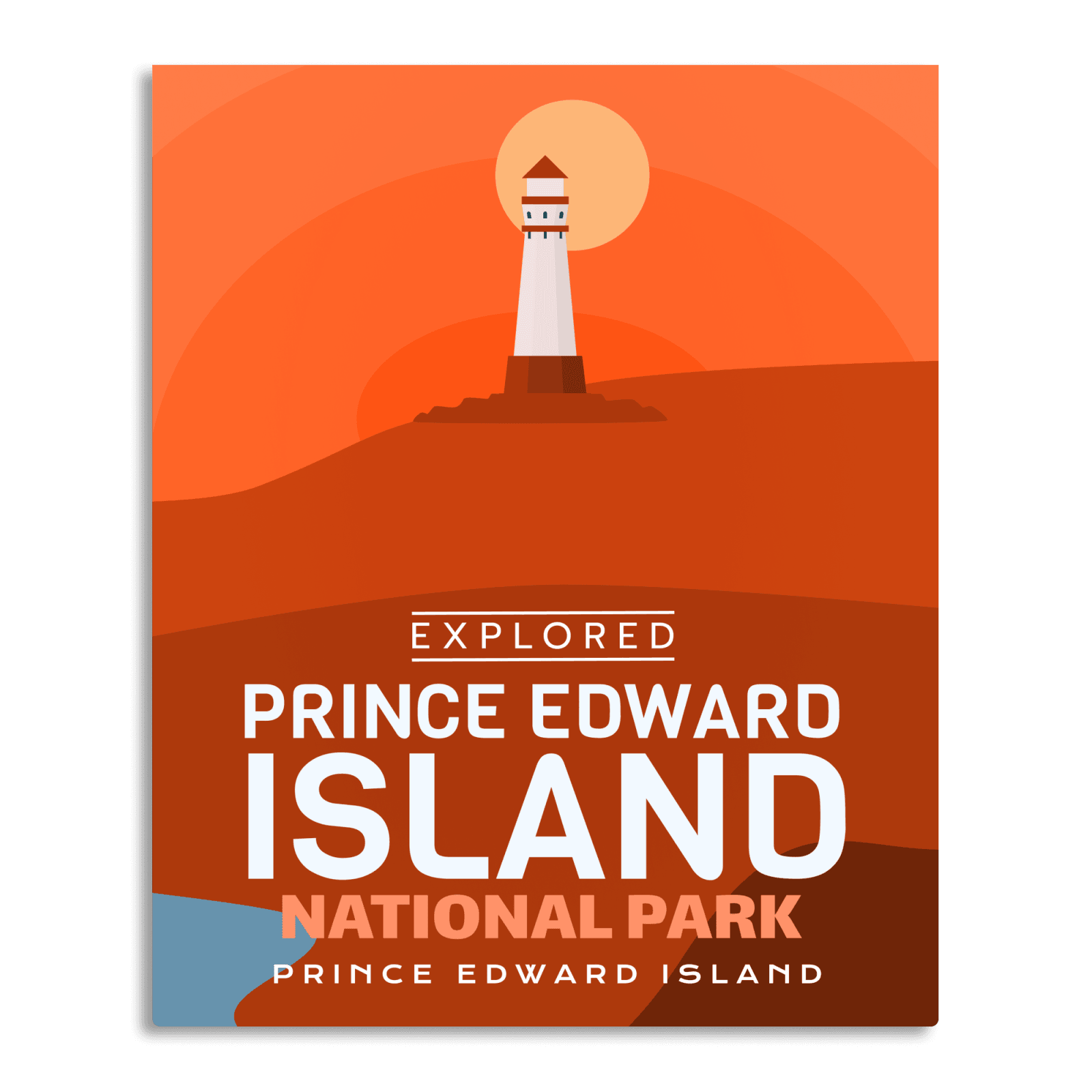 Prince Edward Island National Park 'Explored' Poster