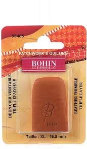 Dé à coudre en cuir Bohin