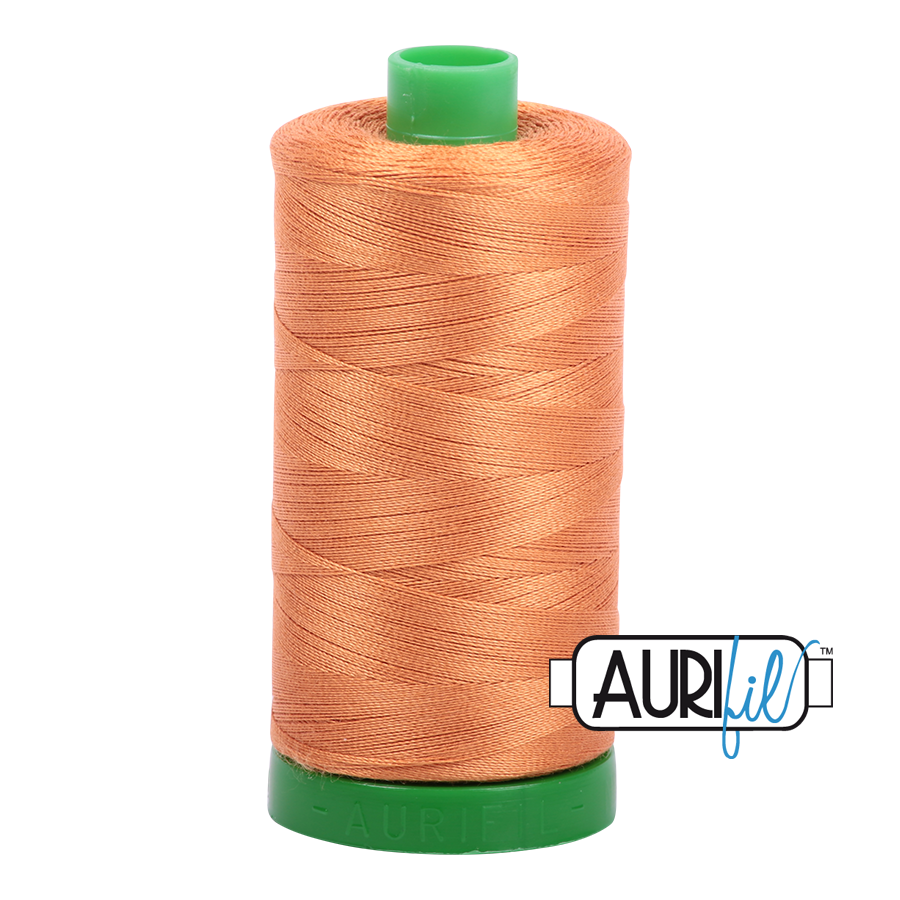Fil Aurifil – Orange moyen 5009 – 40 %