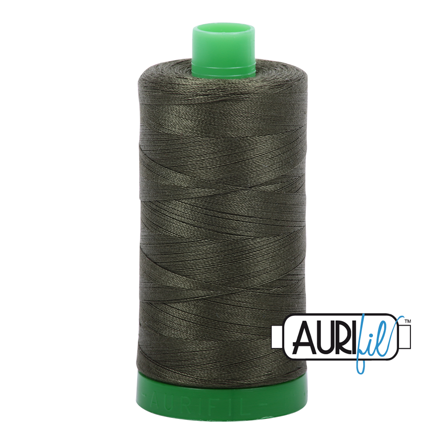 Fil Aurifil – Vert foncé 5012 – 40 %