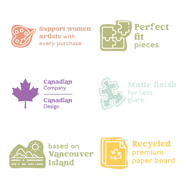 Pink Graffiti | 250 Piece Puzzle | Kids & Adults | Designed in Canada by Jasmine Dhillon