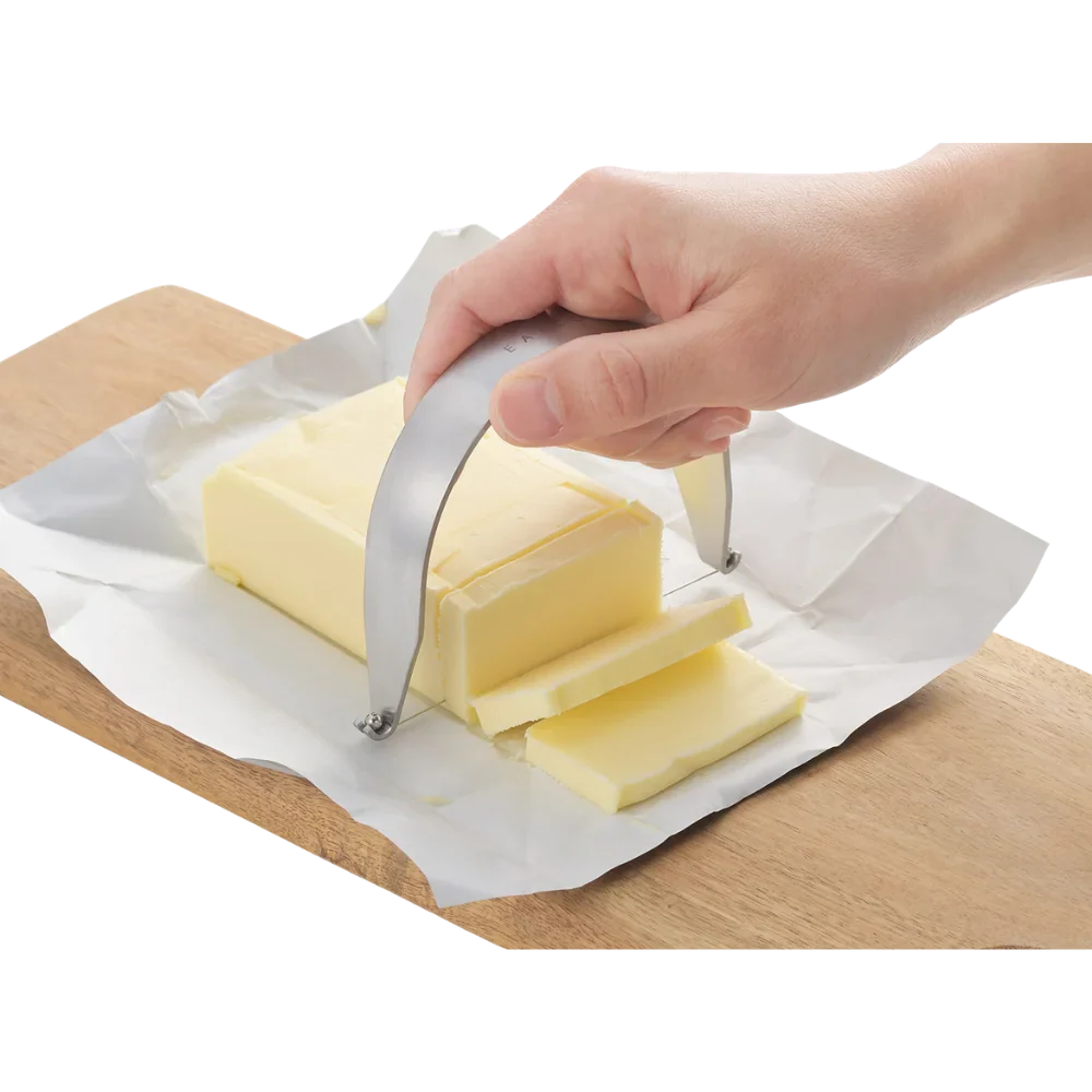 Coupe-fromage à fil EAtoCO Kaku – Acier inoxydable | Yoshikawa Japon
