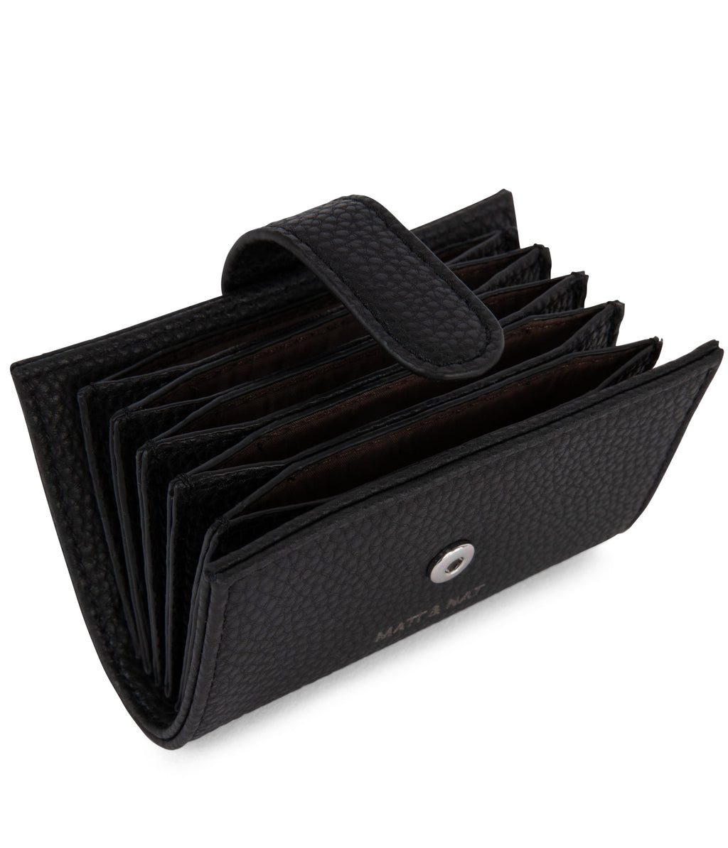 Porte-cartes accordéon végétalien en crêpe – Grain