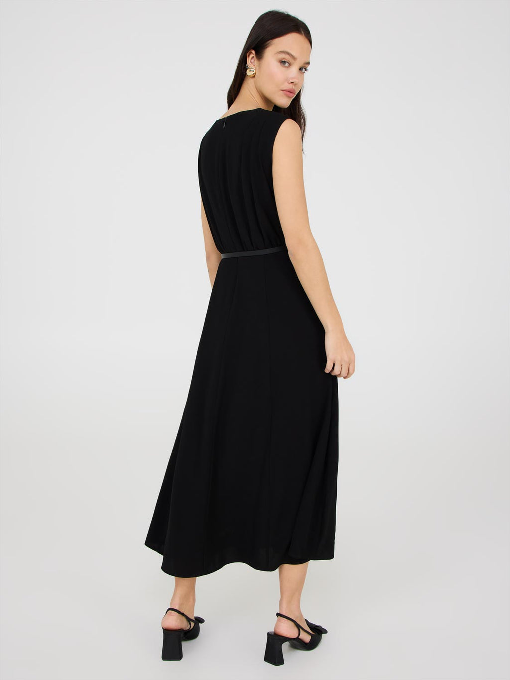 A-Line Belted Dress