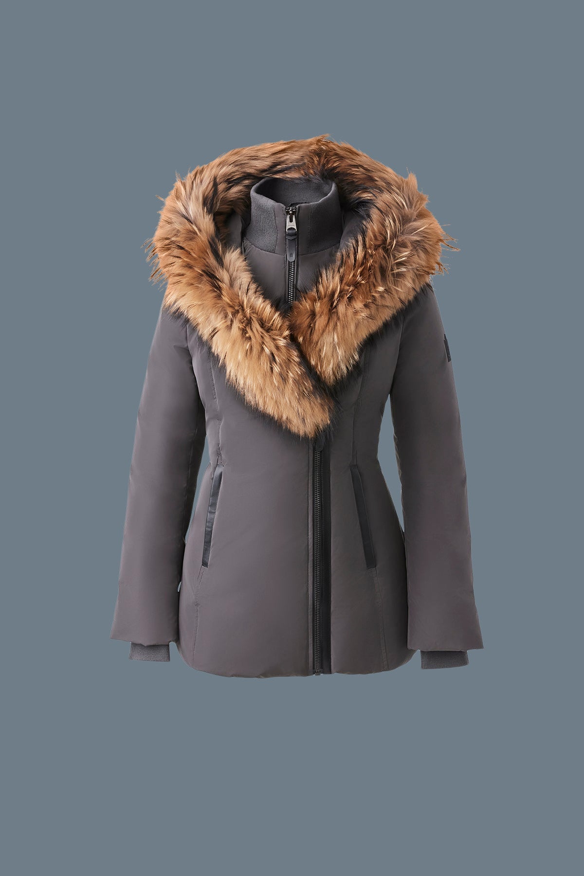 Manteau en duvet ADALI avec fourrure naturelle Signature Mackage Collar