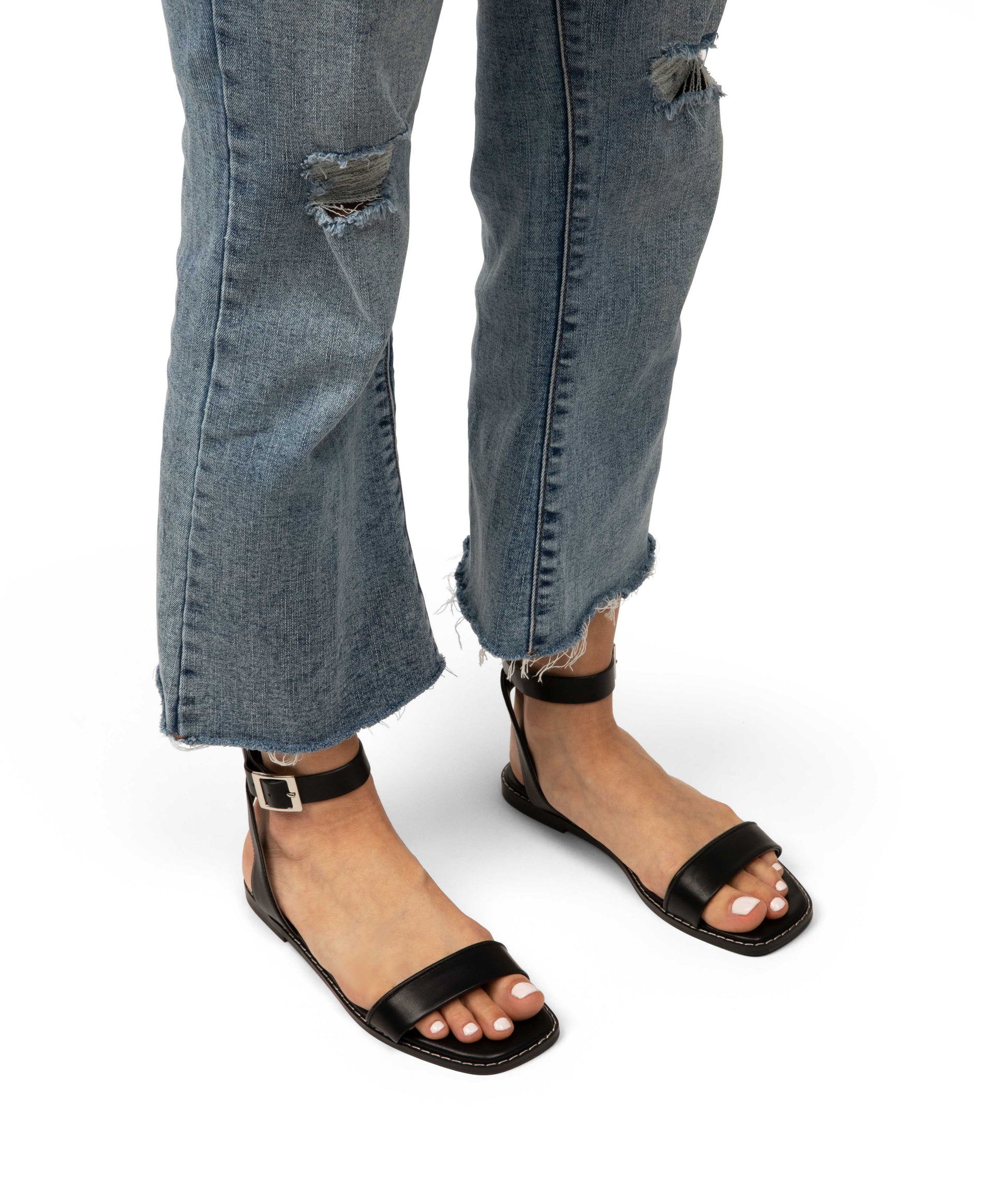 Sandales plates végétaliennes pour femmes SARIE