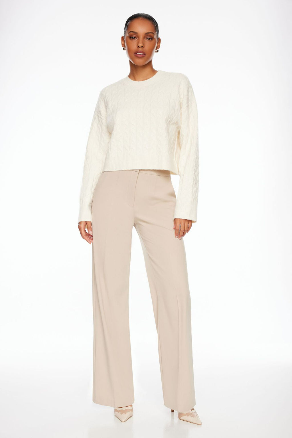 Heavenlyarn™ Cable Knit Sweater