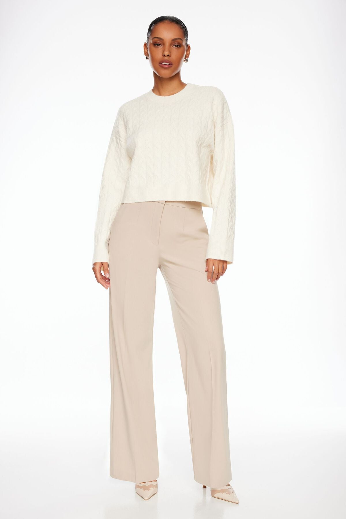 Heavenlyarn™ Cable Knit Sweater