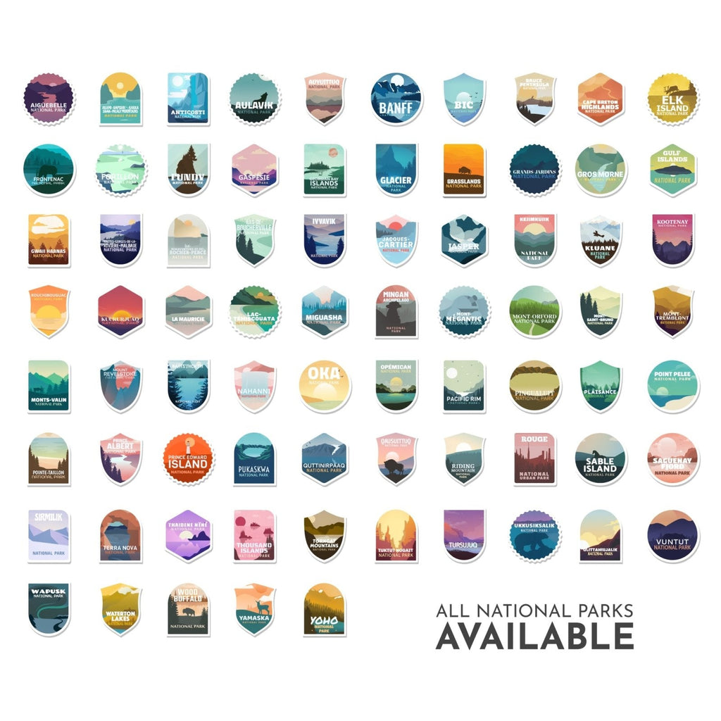 Quttinirpaaq National Park of Canada Waterproof Vinyl Sticker