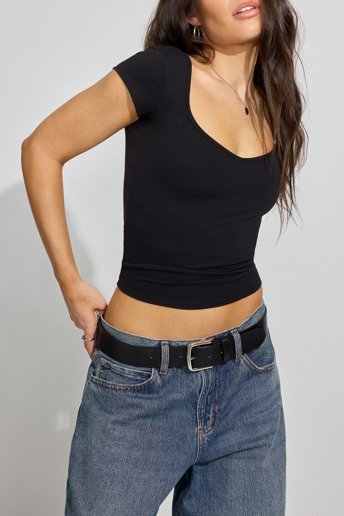 T-shirt élégant en forme de cœur