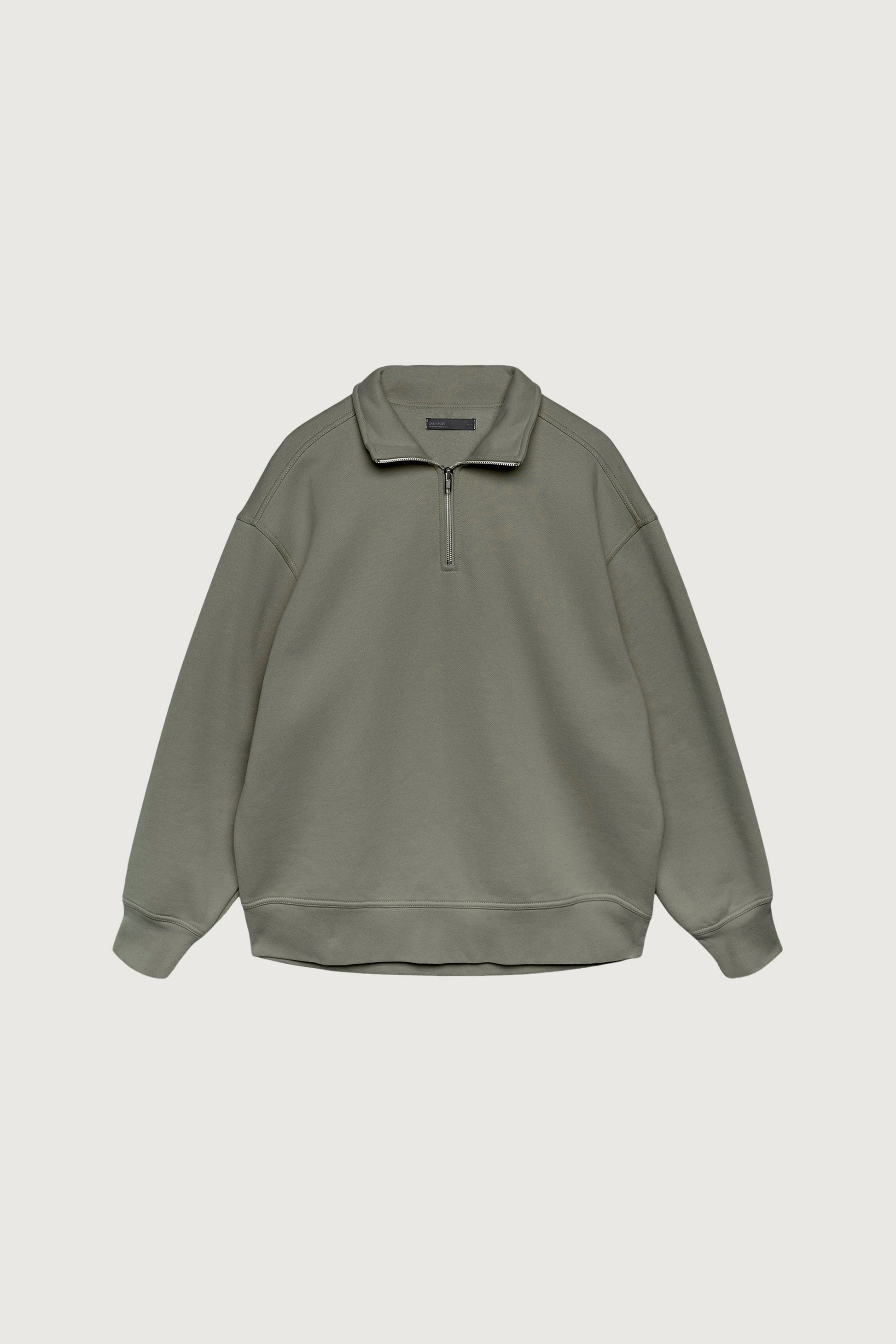 HALF-ZIP SWEATSHIRT