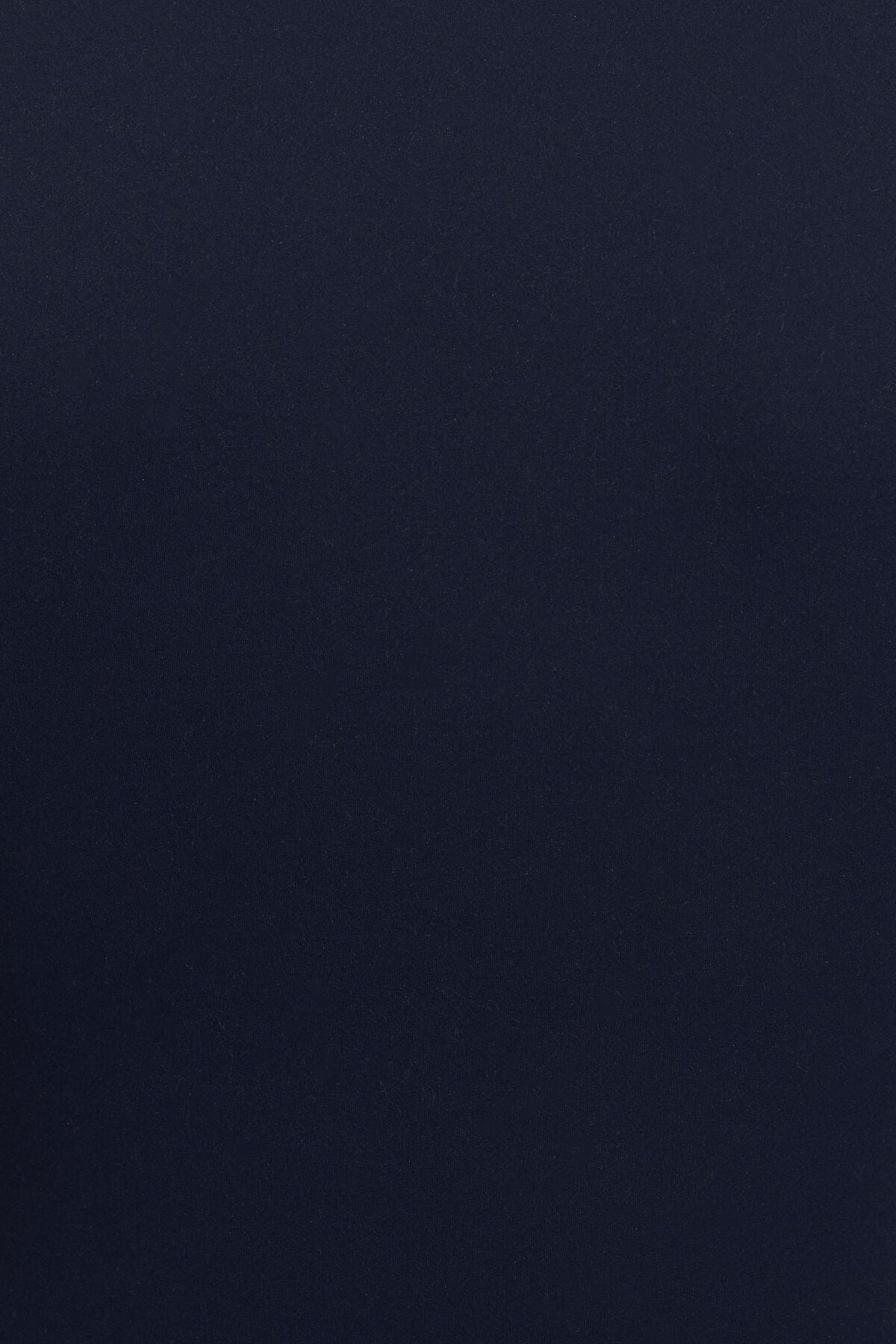 Sleek Plunge Neck Long Sleeve Top