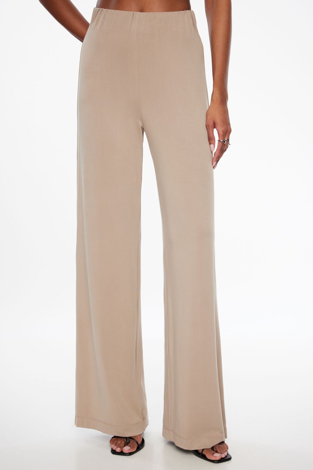 Pantalon large en tricot Malika