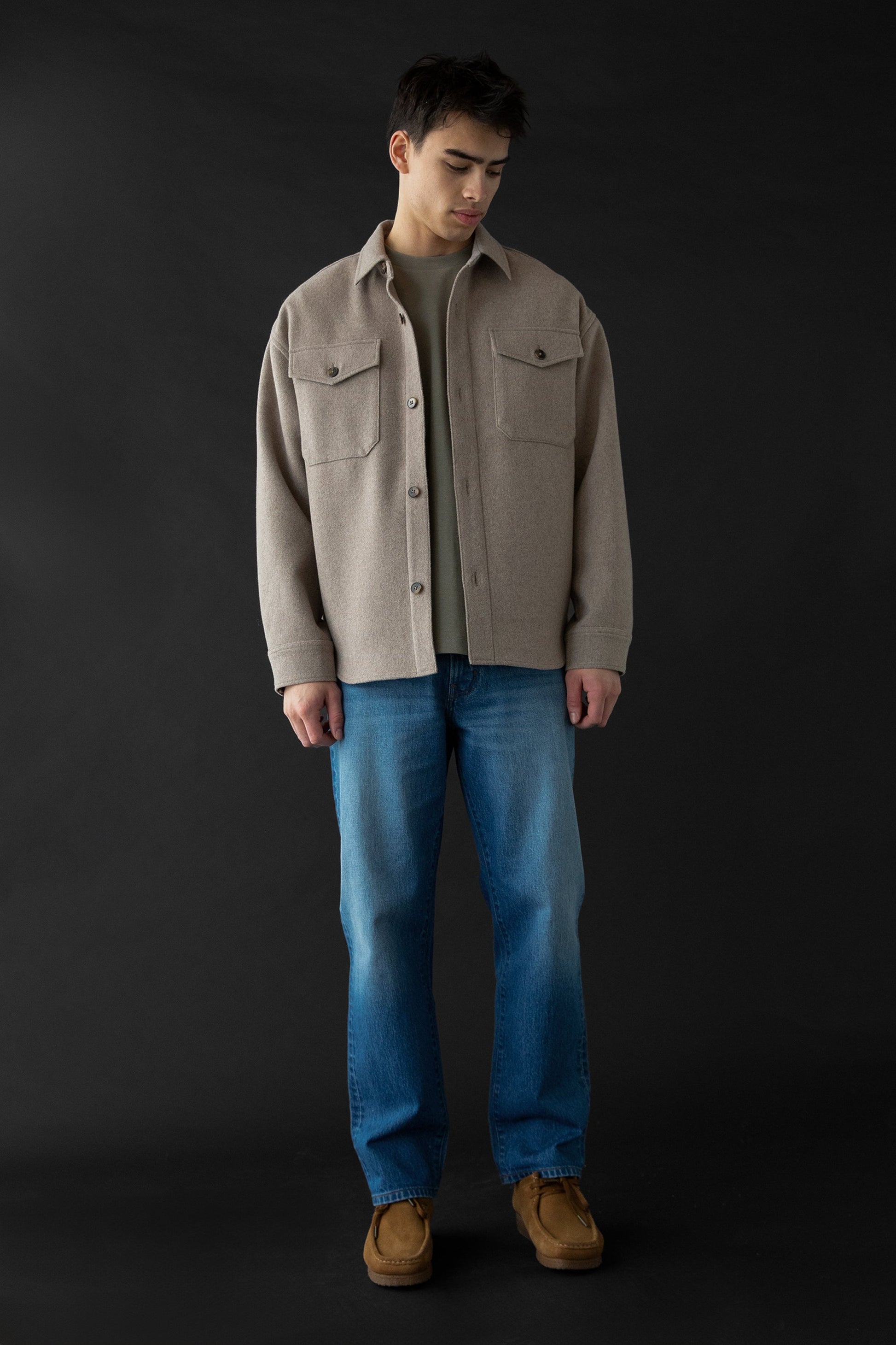 RELAXED FIT TAPERED JEAN