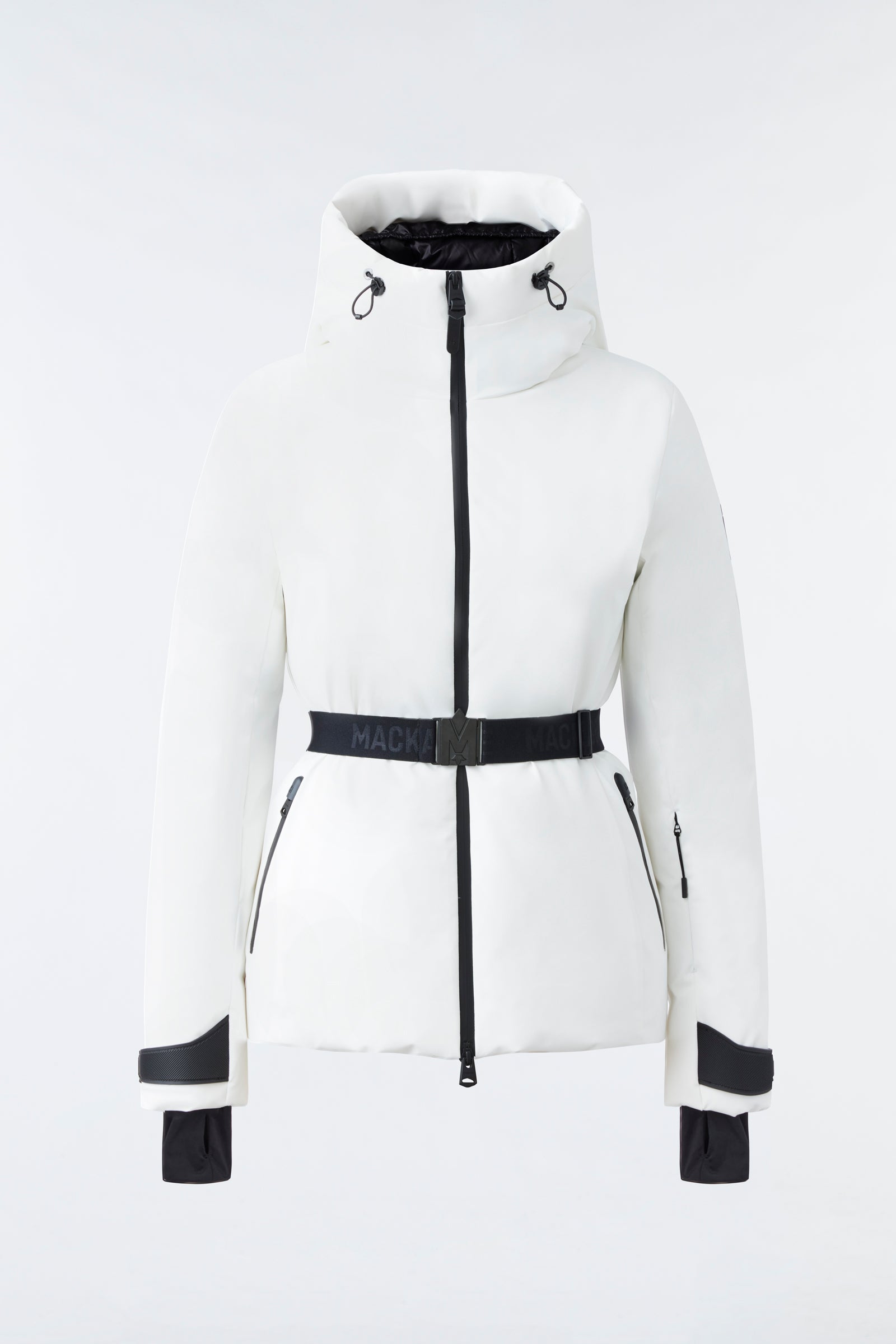 Veste de ski ceinturée en duvet avec capuche KRYSTAL Agile-360