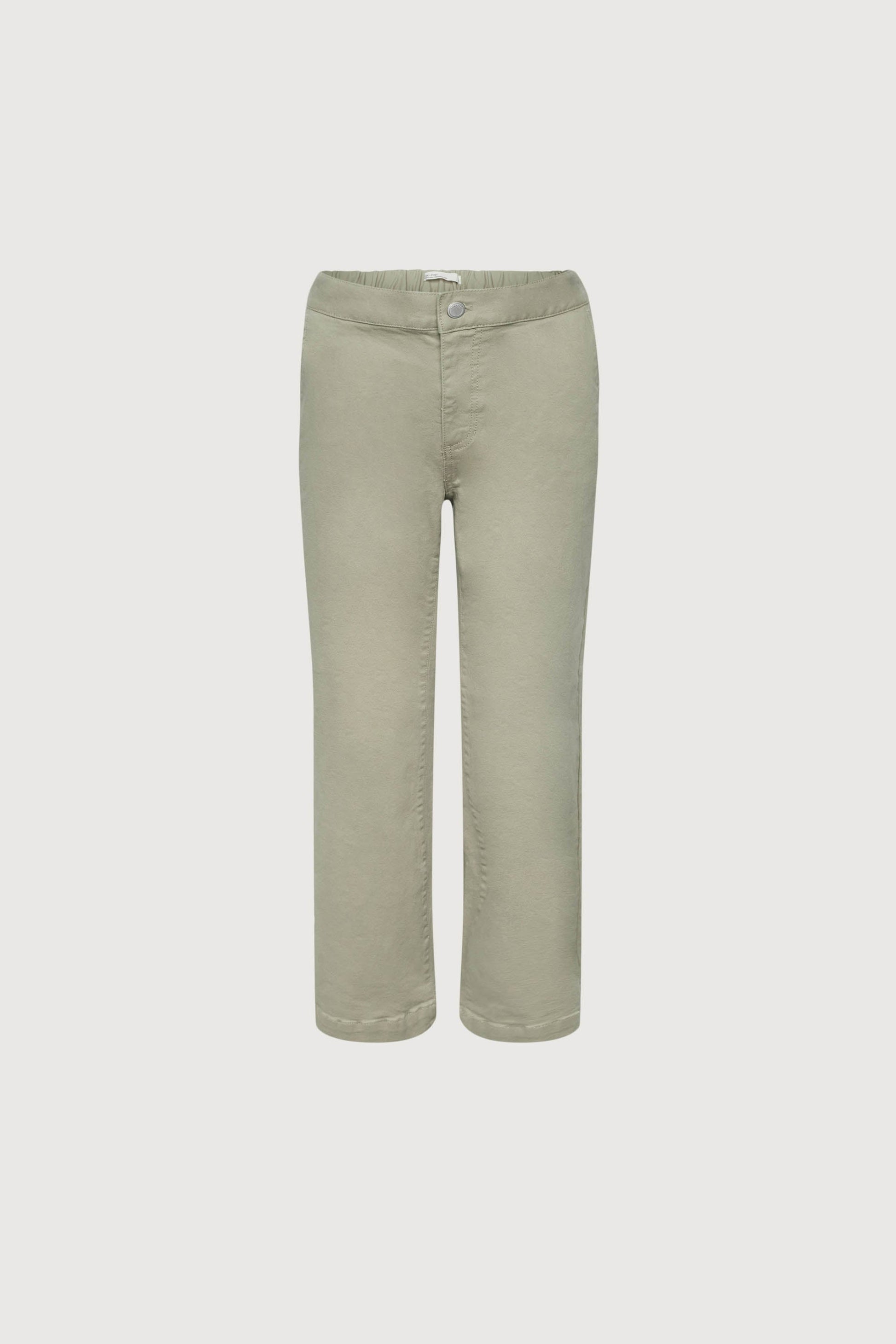 PANTALON LARGE EN SERGÉ LONGUEUR COURTE