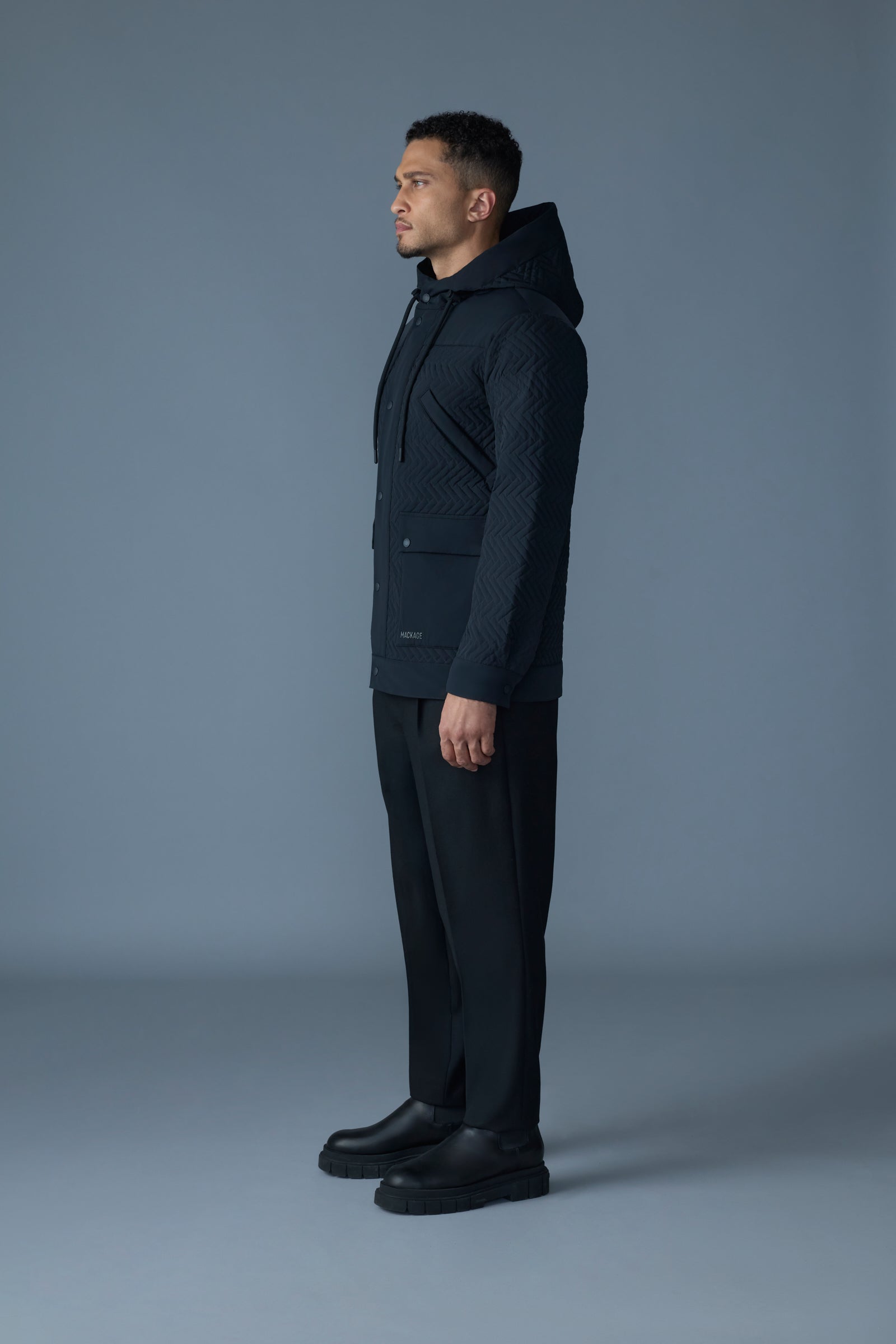 THIAGO Quilted Down Hooded Jacket