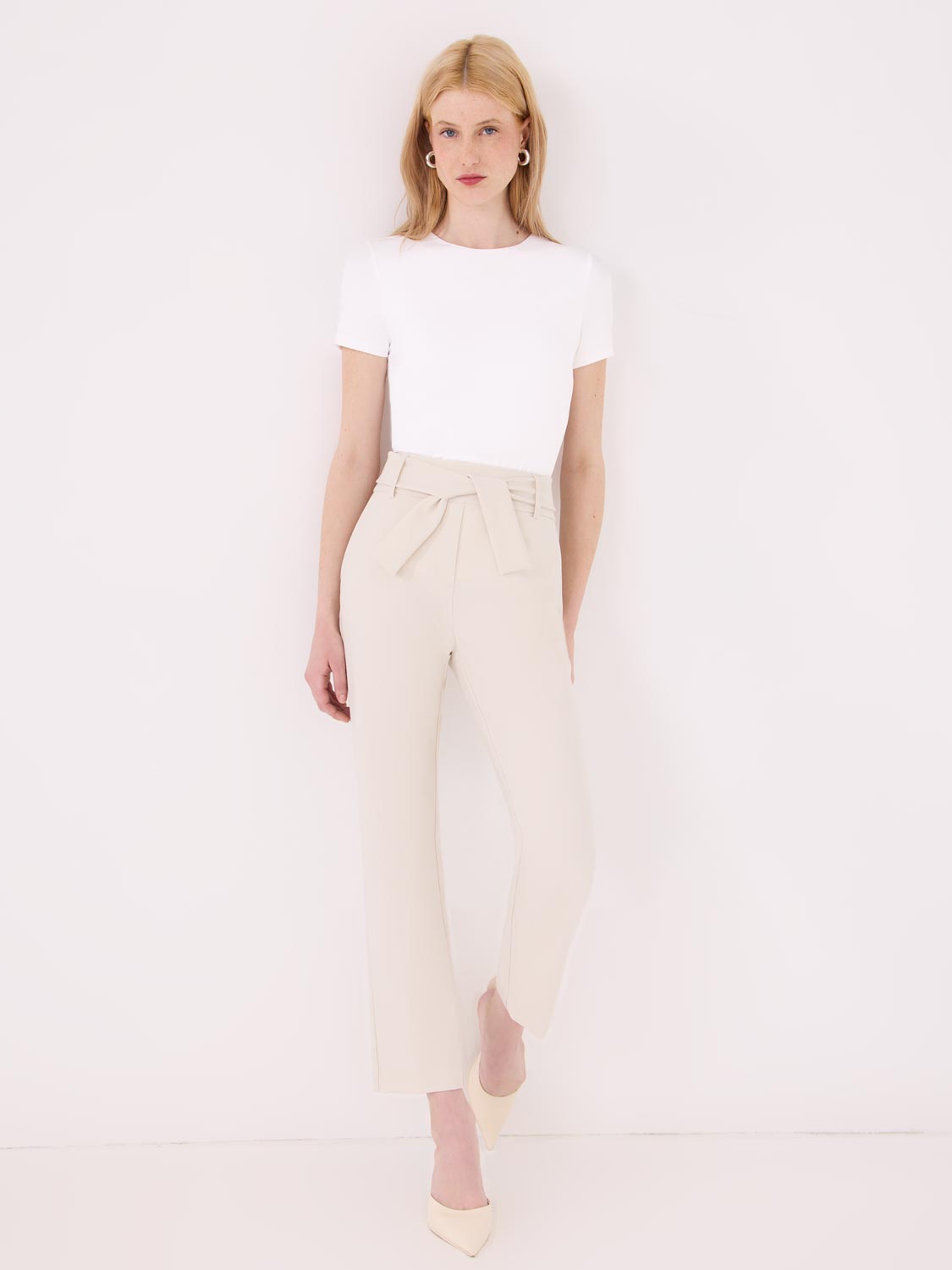 Pantalon slim avec ceinture