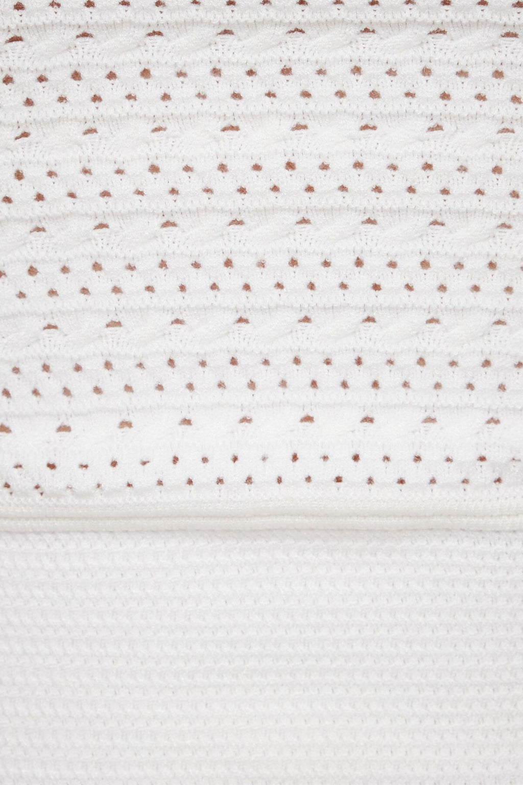 Haut court en tricot texturé