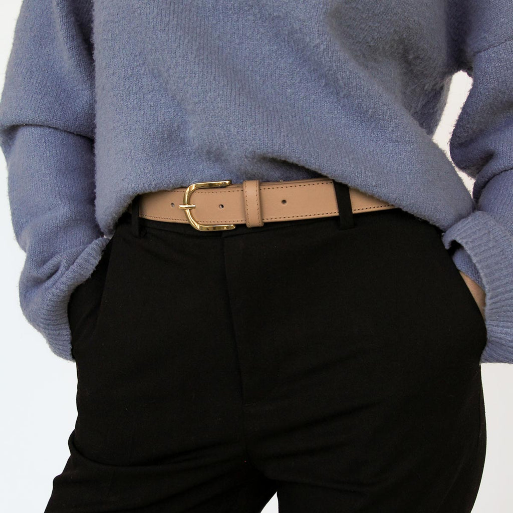 La ceinture Accent Gold Biscotti