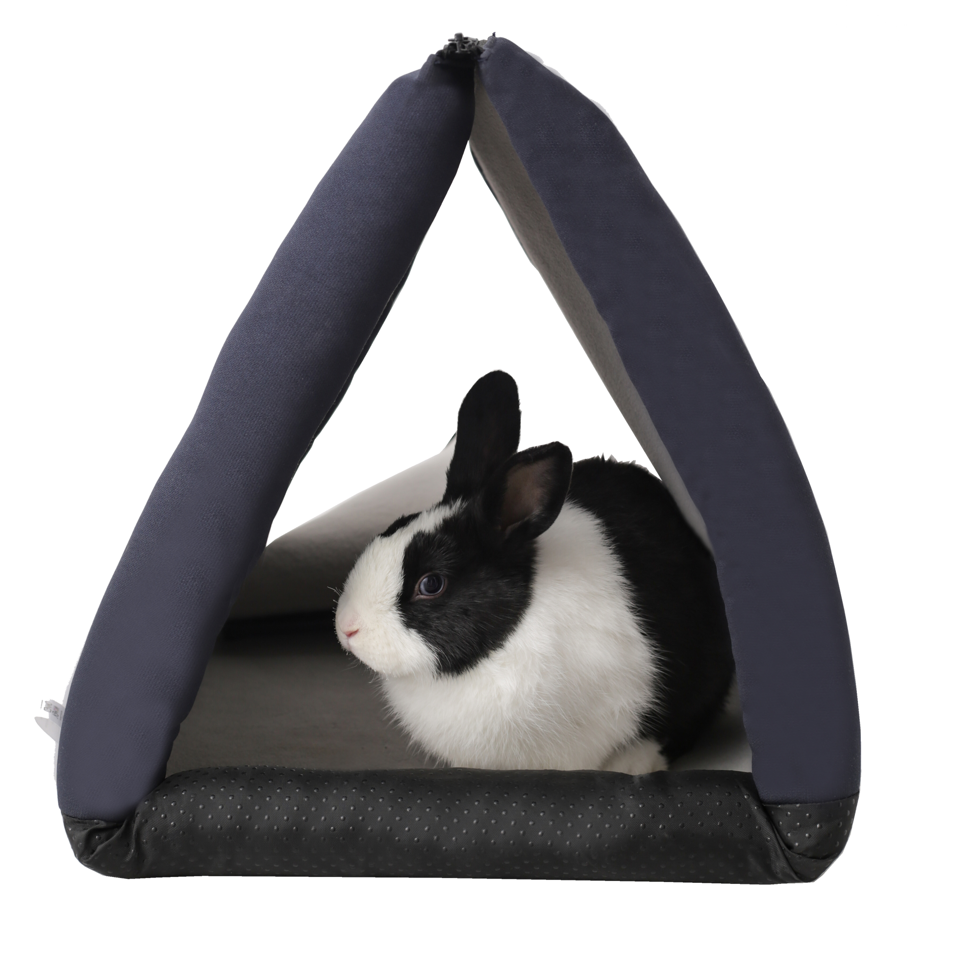 Convertible Tunnel Pet Bed for Rabbits & Cats – Hideout, Mat & Cave in One