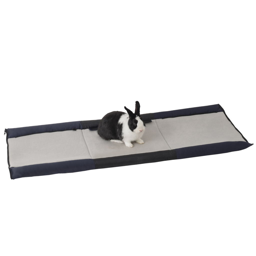 3-in-1 Pet Bed:  Cove, Tunnel & Mat, Great for Rabbits, Cats & Small Pets
