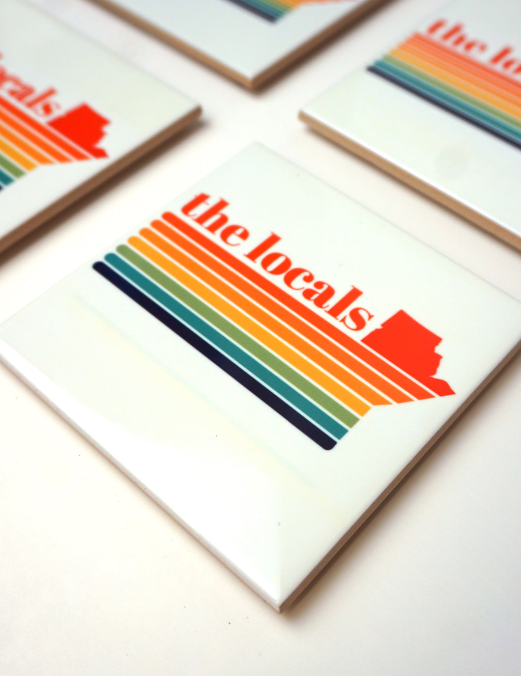 The Locals Prairie Sunset Coaster