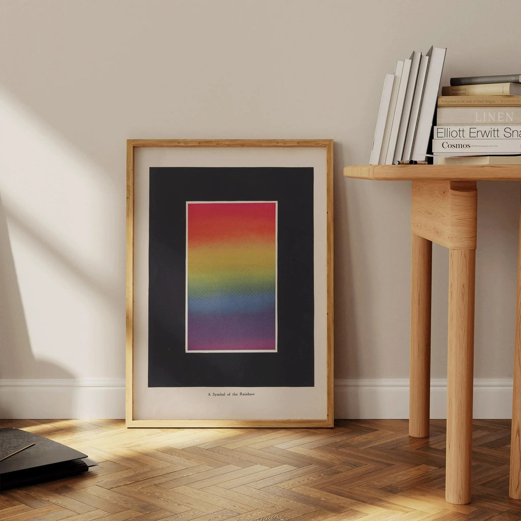 Estampe vintage « Symbole de l'arc-en-ciel » - Bonnie E. Snow (Encadrée ou non encadrée)