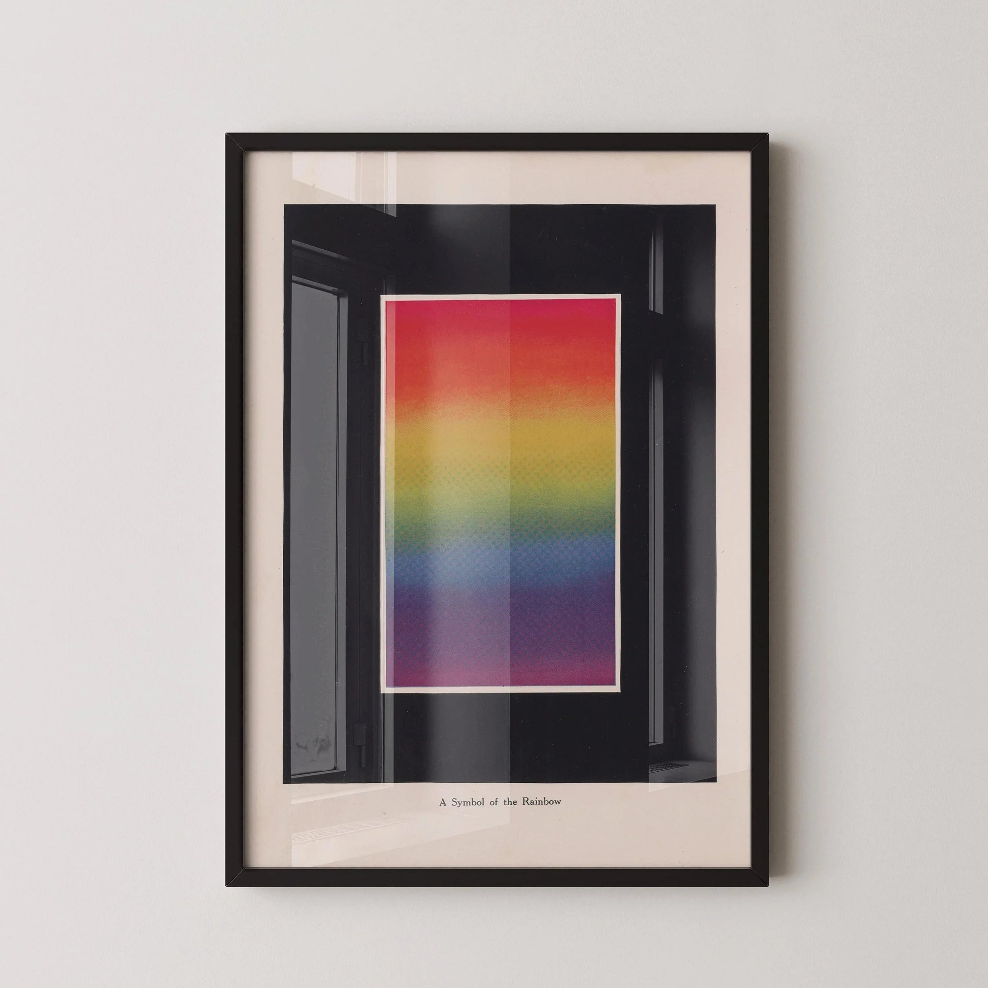 Estampe vintage « Symbole de l'arc-en-ciel » - Bonnie E. Snow (Encadrée ou non encadrée)