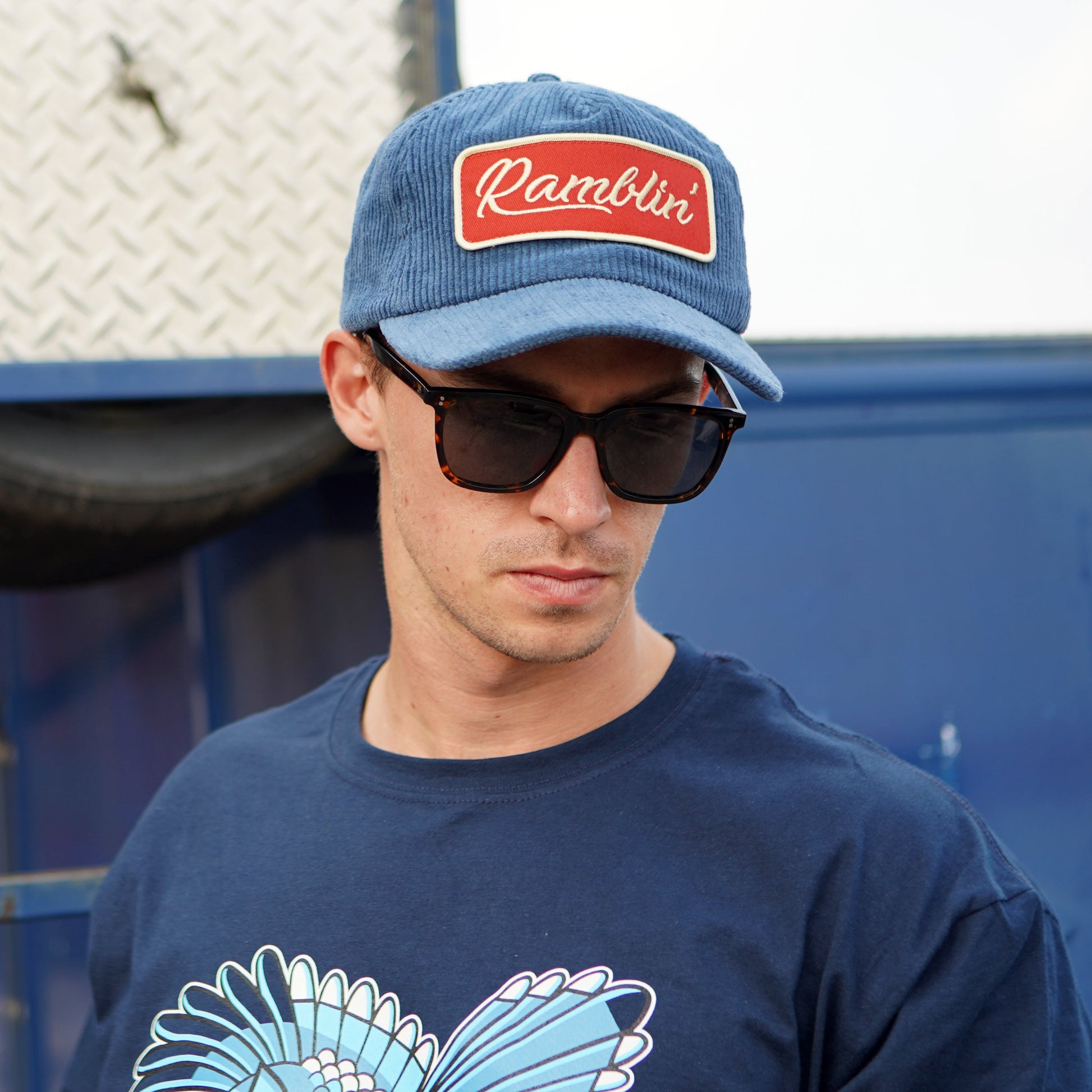 Chapeau Ramblin' en velours côtelé