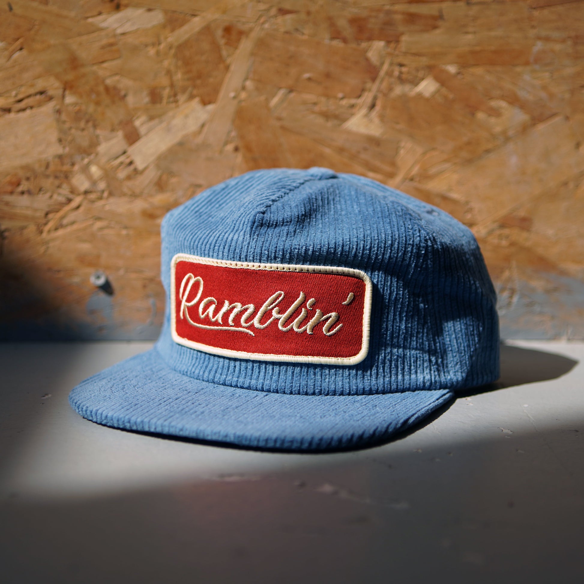 Chapeau Ramblin' en velours côtelé