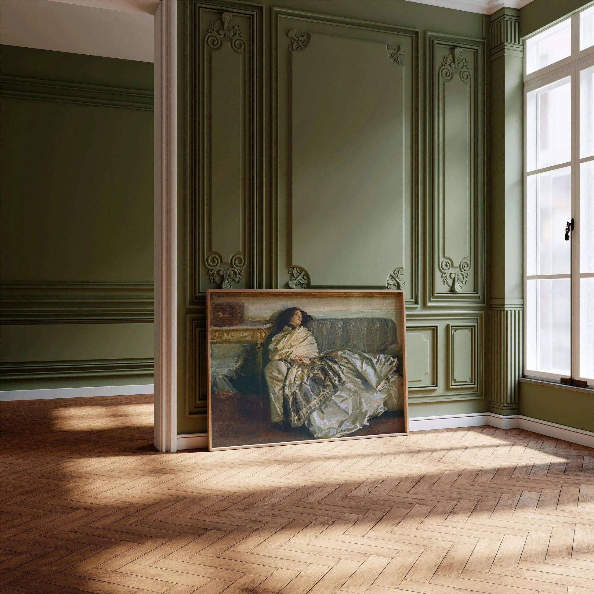 Duo d'estampes d'art de Ramon Casas et Sargent : Femmes fatiguées (Giclée)