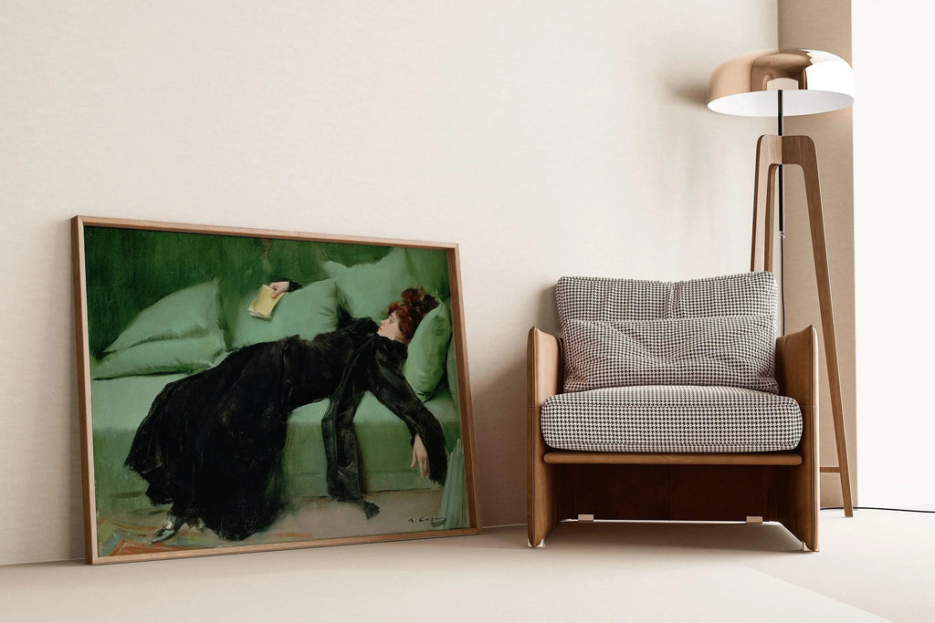 Duo d'estampes d'art de Ramon Casas et Sargent : Femmes fatiguées (Giclée)