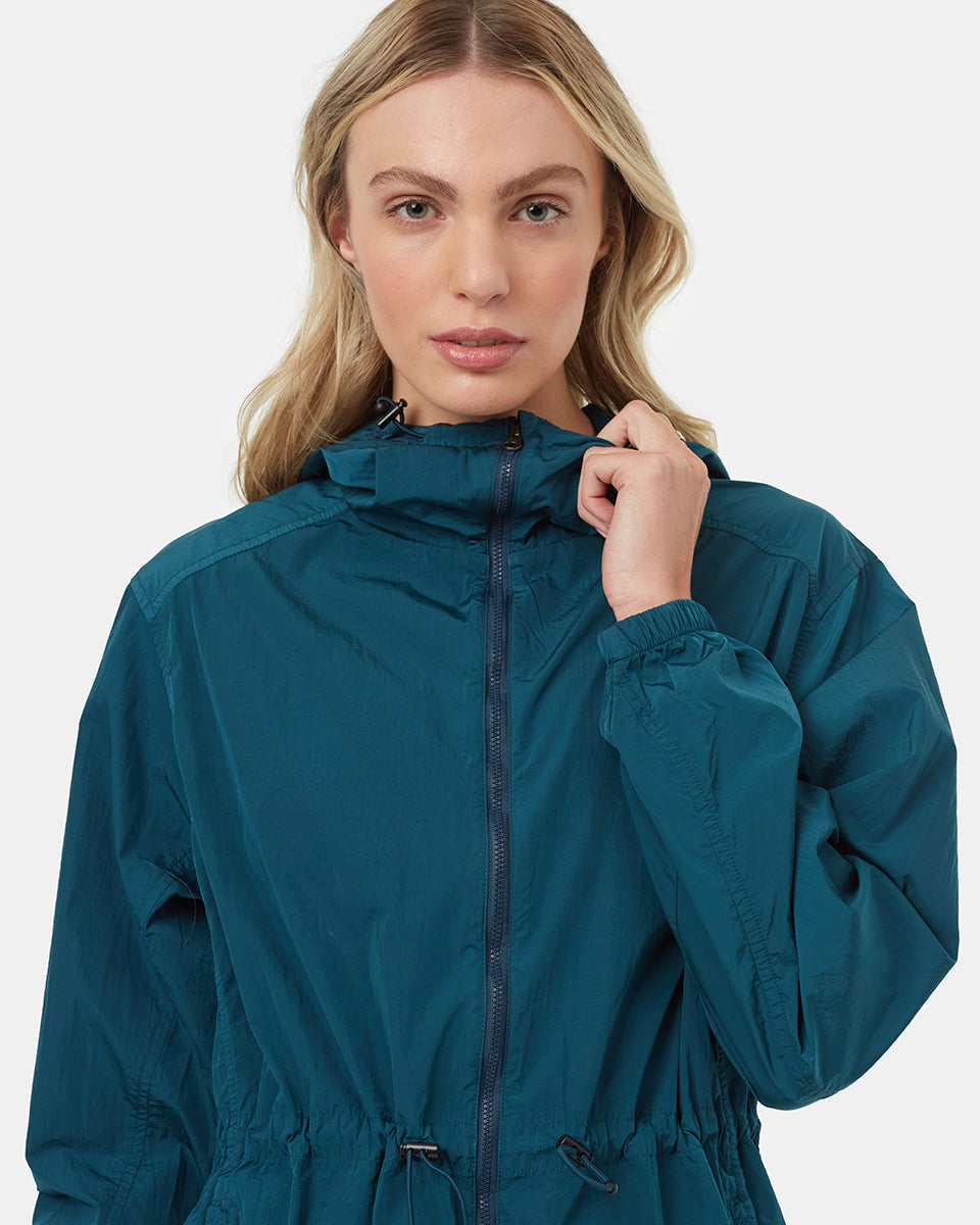 Recycled Nylon Long Jacket